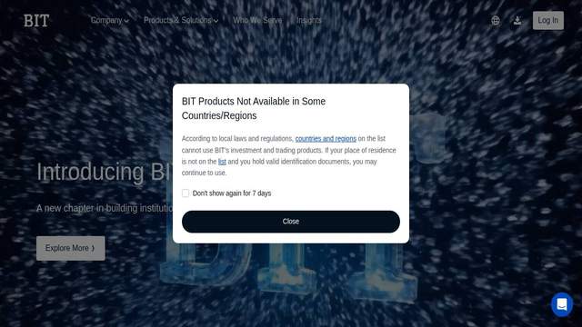 Bitcasino casino screenshot